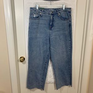 Wild Fable high rise skater wide leg jeans blue